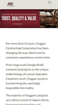 Mobile Screenshot of duggancontracting.com